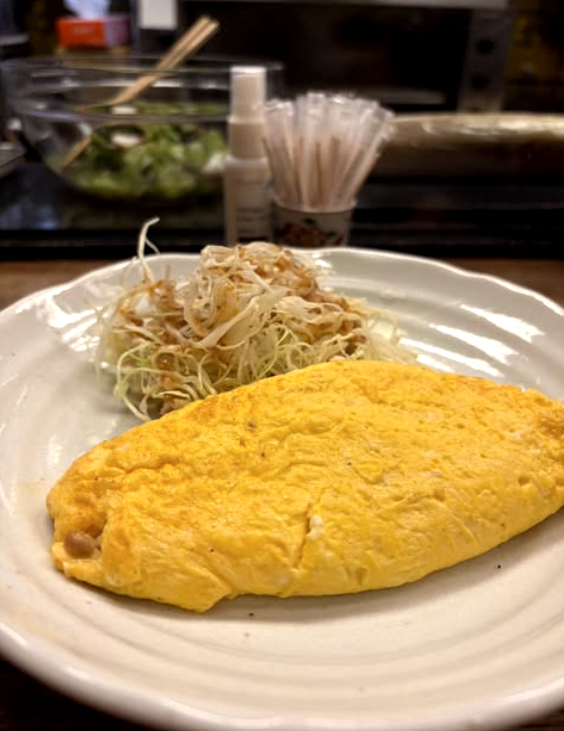 納豆オムレツ